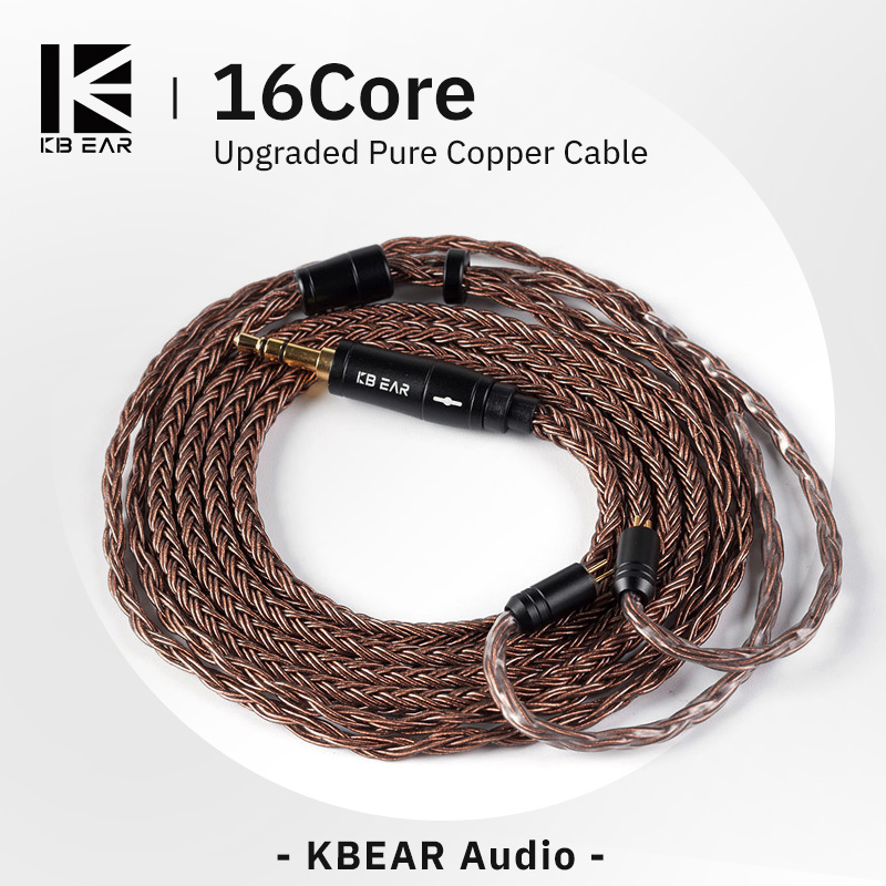 Earphone Foam Tip - KBEAR 16-ядерный кабель для наушников из