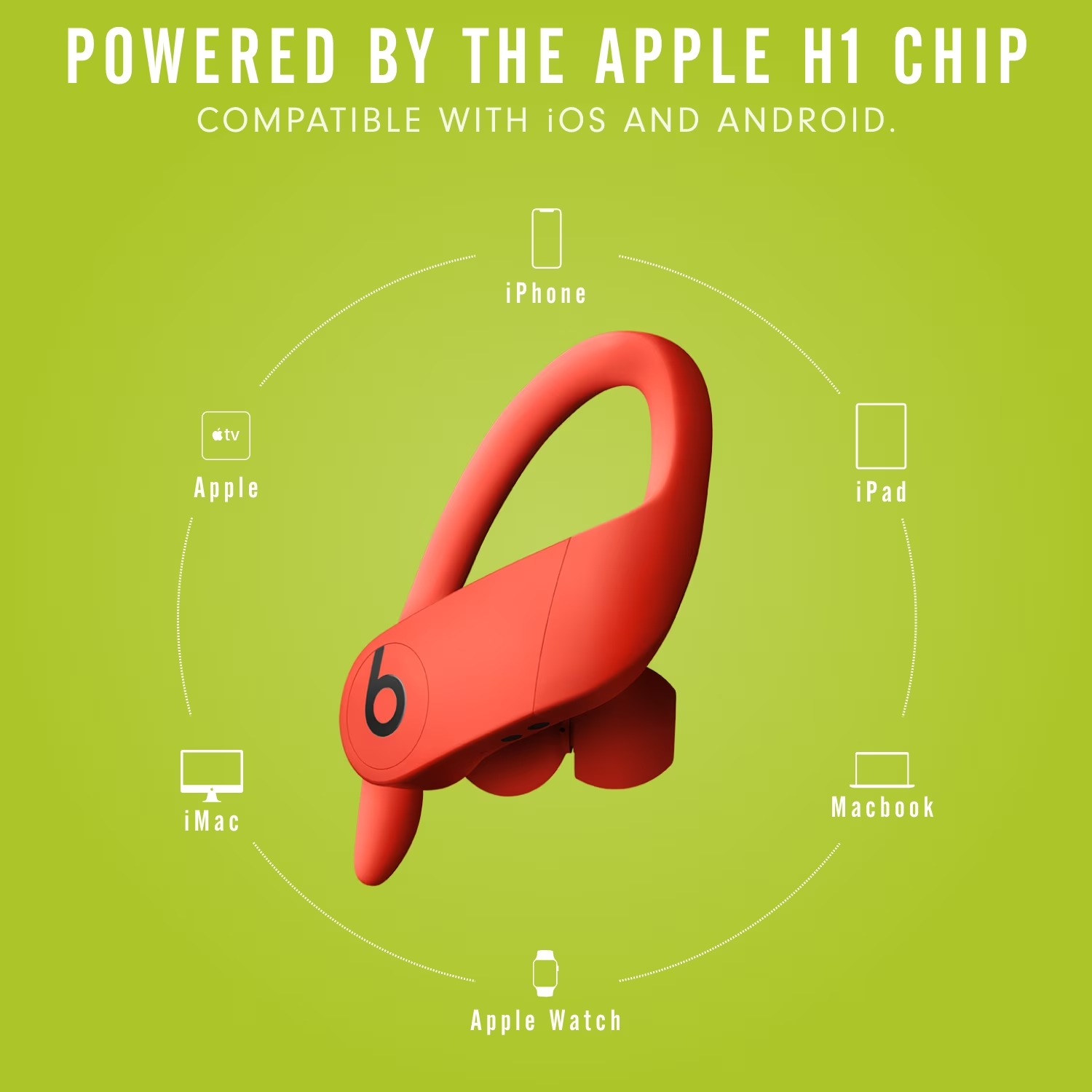 Беспроводные спортивные наушни – обзор и цена Beats Headphone Powerbeats Pro